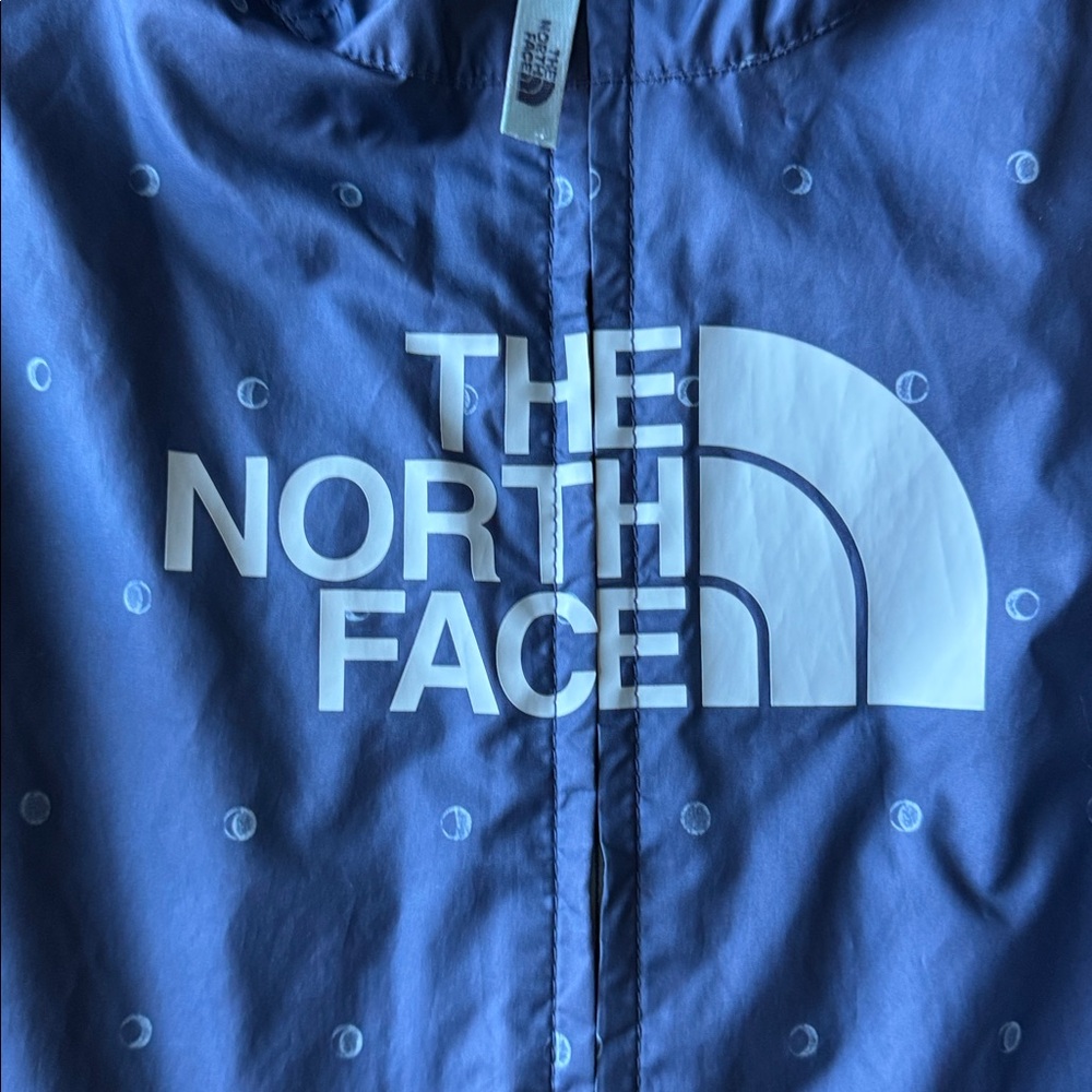 Sz 6 Gender Neutral The North Face Shady Blue Moon Windwall Hooded Windbreaker - Picture 3 of 9